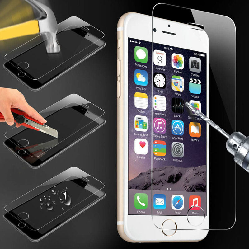 TEMPERED GLASS FOR IPHONE 4/4s 5/5s/5c/SE 6/6S 6/6SPLUS 7/7PLUS 8/8PLUS/iPhone X